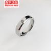 En stock moda coreana anillo simple de titanio y acero con diamante anillo de acero inoxidable tallado con diamante anillo para parejas no se decolora