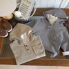 Ropa para niños Ropa de otoño para niños Ropa de niños Primavera y otoño 2024 Otoño Nuevo Top holgado informal de cuello redondo