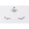Pegatinas para Cejas Más Vendidas, Pegatinas Faciales de Pedrería, Pegatinas de Diamantes, Pegatinas Decorativas de Tatuaje, Pegatinas Sexy de Arte Corporal, Mayoreo