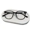 Gafas de montura pequeña marrón para alta graduación para niñas, montura de gafas para miopía para cara lisa, gafas ultraligeras estilo ojo de gato coreano para mujeres con graduación