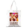 Taylor Music Swift Midnights Lista de Canciones Bolsa de Lona Impresa Bolso de Hombro Bolsa de Compras