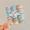 Mini Liga de Goma para Bebé para Niños No Daña el Cabello, Liga para el Cabello Pequeña para el Pulgar, Diadema Colorida de Alta Elasticidad para Niña
