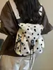 Bolso de Lunares para Mujer 2026 Nueva Moda de Verano Elegante y Exquisito Bolso Tote para Clase y Viajes Cotidianos Mochila de Gran Capacidad