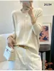 Suéter Cárdigan de Punto Trenzado para Mujer 45-65 kg, Capa Base, Rejuvenecedor, Top Elegante, Manga Larga 2619, Camisa Base
