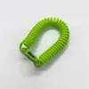 Anillo de Aleación Personalizado Cuerda de Resorte Llavero de Resorte Cuerda Retráctil Soporte para Tarjetas Cordón Elástico Llavero Moderno Minimalista