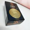 Caja de Papel Impresa para Toallas Faciales, Caja Cosmética Impresa en Seda con Relieve, Empaque para Aceite Esencial de Cuidado Masculino 15ml x 10 Botellas