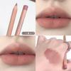 Sweetmint Delineador de Labios de Madera Mate Natural Doodle Labial Duradero Baja Saturación Delineador de Labios Nude Principiante