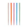 Palillos para Uso Doméstico, Un Palillo por Persona, Saludables Estilo Macarrón, Palillos de Aleación para Comer por Separado, Alta Calidad, Diseño de Una Pieza
