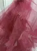 Azul Claro Roxo Médio-duro Glitter Fino Cristal Malha Transparente Vestido de Casamento Vestido de Noite Decoração de Fundo Tecido Material