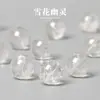 Copos de Nieve Fantasma Argentinos Cuentas Sueltas Visión Blanca Pulsera de Copos de Nieve de Agua Pulsera de Cristal Rosa Claro Super Siete DIY Cuenta Individual