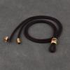 Collar Colgante de Oro Estilo Grueso con Goteo de Aceite Mantra de Seis Palabras Cordón para Colgante Cuerda Accesorio de Cordón Diseño sin Nudo