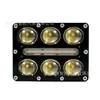 Focos LED para coche en negro, bicolor amarillo y blanco con función estroboscópica, disponibles en tres estilos para modificación universal