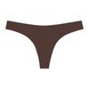 Tanga sexy europeia e americana plus size calcinha T feminina peça única sem costura seda gelada sexy fitness roupa íntima esportiva