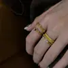 Anillo de plata de ley S925 con diseño de encaje y circonita para mujer, anillo combinado de diamante cepillado y perla, diseño abierto versátil, nuevo accesorio para la mano