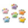 Pinza para el pelo con forma de garra de gato, color crema brillante, garra de perro, garra de oso, pinza para el pelo, cuerda para el pelo, pegatina para el refrigerador, funda de teléfono, accesorios decorativos de resina.