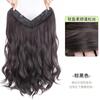 Peruca Cabelo Feminino Extensão de Cabelo Cabelo Longo Cacheado Adicionando Volume Fofo Natural Invisível e Sem Marcas Extensão de Cabelo Peruca de Onda Larga Peruca Peruca