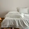 Conjunto de Colcha de Verão de Renda Francesa Classe A Tencel com Penas Leves e Seda Gelada Luxuosa - Conjunto de Quatro Peças