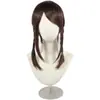 A Quinta Personalidade Gardener Está Esperando o Vento Chegar Peruca Cos Lan Die Jingmeng Especial Castanho Escuro Cabelo Trançado em Cantos Peruca Cos para Mulheres