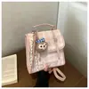 Mochila de Cuadros de Alta Gama Transfronteriza para Mujer 2026 Nueva Moda Versátil Mochila Escolar Estudiante Universitario Viajero Mochila de Viaje
