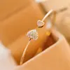 Pulsera de Apertura Amor Diamante Caliente Transfronteriza Entrada Lujo Creativo Colgante de Mariposa Pulsera Vintage Juego de 3 Piezas Mayoreo