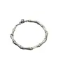 Pulsera de Acero de Titanio de Moda para Hombre Pulsera de Bambú Cosida Joyería Sencilla y de Moda Acero de Titanio al por Mayor para Hombres y Mujeres