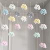 Cortina de puerta Nube Blanca estilo crema lindo decoración colgante suave linda estilo japonés ins cortina colgante habitación infantil decoración creativa hogar