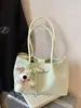 Bolso Tote de Gran Capacidad de Moda Ins Estilo Coreano para Viajar al Trabajo, Bolso de Hombro Casual Versátil de Alto Valor, Bolso para Mujer, Lujo Ligero