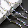 DIY Hecho a Mano Cuentas Sueltas Cuentas con Borde Hexagonal Cuentas de Cristal Accesorios para Joyería Pendientes Pendientes de Botón Collar Material para Tejido Cuentas