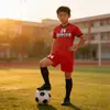 Conjunto de Uniforme de Fútbol para Niños y Niñas, Uniformes de Entrenamiento de Verano para Estudiantes, Uniformes de Equipo de Competición, Playeras Deportivas de Fútbol Personalizadas