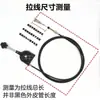 Cable de Acelerador Manual Modificado Cable de Tirón del Acelerador para Excavadora Bulldozer Cosechadora de Coches Maquinaria de Construcción Interruptor Controlador de Acelerador