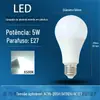 Lâmpada LED Super Brilhante Economizadora de Energia 110V 127V E27 5W 7W 9W Fabricante de Lâmpadas Atacado Lâmpada LED
