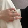 Anillo Único y Fresco de Esmalte de Mini Mariposa para Mujer, Nuevo Diseño de Mariposa, Banda Delgada, Anillo Abierto Simple para Mujer