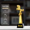 Trofeo de Cristal 2026 Trofeo Personalizado del Año del Caballo Premios de Reunión Anual Diseño Gratuito Grabado Souvenir para Empleado Destacado