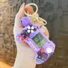 Pingente de Mini Console de Jogo Portátil, Brinquedo Tetris, Chaveiro de Bolsa da Moda, Pingente Pequeno, Suprimento para Presente