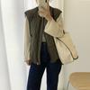 Chaleco Acolchado con Cuello de Béisbol para Mujer, Nueva Moda de Invierno, Ropa Exterior Holgada de Color Sólido, Chaleco Cálido de Plumón de Pato Blanco, a la Moda