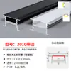 Luz Lineal Ranura de Aluminio Perfil de Luz Lineal Montado en Superficie de Aluminio con Forma de U Ranura para Tarjeta Techo de Sala de Estar Aleación de Aluminio Ranura de Luz