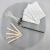 Set de Núcleo de Cera para Aromaterapia, Material para Velas DIY, Tubo para Colocación de Mecha, Soporte para Mecha de Vela, Cera de Copa de Cera de Soja