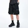 Pantalones Cortos de Trabajo Finos de Verano para Hombre 2024 Tendencia Nuevos Deportivos Casuales de Seda Helada de Cinco Puntos para Hombre