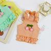 Roupas para animais de estimação roupas para cachorro roupas para gato filhote vestido fino de primavera e verão 22 Saia bolha cereja