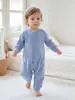 Ropa de bebé de forro polar cepillado grado A otoño e invierno mameluco cálido ropa de bebé ropa para gatear de recién nacido ropa interior cortavientos