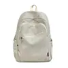 Mochila de Viagem, Aparência Sofisticada, Mochila Leve para Exterior, Cor Sólida, Casual, Grande Capacidade, Mochila Escolar Simples e Personalizada para Estudantes Universitários