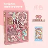 Mini Álbum de Tarjetas Mochi, Álbum de Fotos Polaroid, Álbum Pequeño de Tarjetas de Hojas Sueltas, Álbum de Tarjetas de Cuadrícula de Cuatro Cuadrados de Alto Valor