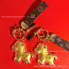 Chaveiro de Cinto de Riqueza Instantânea Criativo Mais Vendido Ouro Puro 999 Pingente de Pônei da Riqueza Instantânea Personalizável Atacado