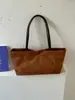 Bolso de Terciopelo Gamuzado Paleta de Colores Otoño Invierno Bolso Tote Retro Mate Gran Capacidad para Mujer Bolso de Hombro Único para el Trabajo