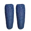 Mangas de Lona Jeans com Costura Quatro Pontos, Não Desbotam, Comprimento Estendido, Duráveis e Resistentes a Manchas, Mangas de Proteção para Trabalho