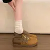 Otoño 2026 Nuevos Mocasines para Estudiantes de Secundaria y Preparatoria Mujeres Suela Gruesa Pies Anchos Gorditos MM Estilo Hada Súper Caliente Zapatos Birkenstock