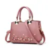 Bolso Nuevo para Mujer 2023 Moda Europea y Americana Bolso de Hombro Bordado Bolso de Mano para Mujer PU Bolso Grande de Exportación Bolso para Mamá Dropshipping