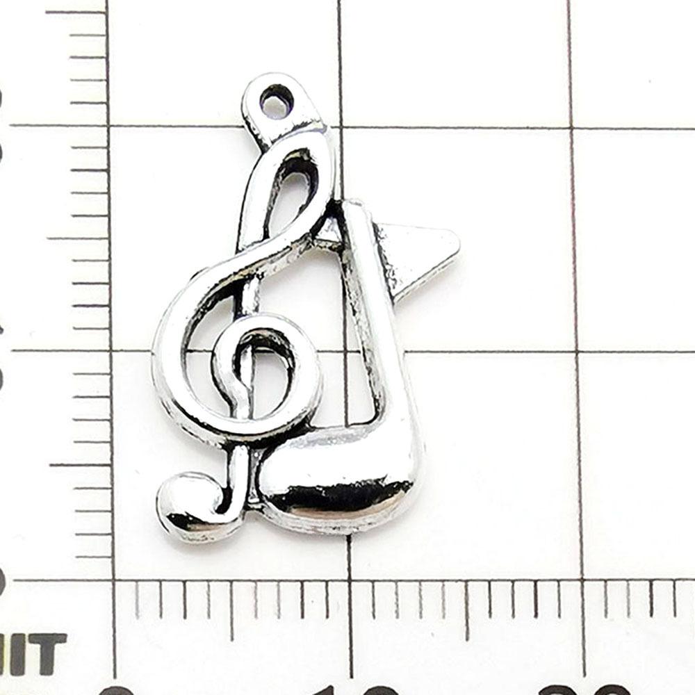 8450-X-古银音乐音音符号17x21mm-锌合金-1.2