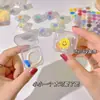 Caixa Pequena Transparente de Plástico Caixa Quadrada Mini com Tampa para Tampões de Ouvido, Joias, Brincos, Caixa de Tarrachas, Caixa de Peças