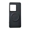 Funda de Teléfono Magnética de Cuero Liso Adecuada para Sony Xperia 1 Viii, Simple Carga Inalámbrica 5Iv Cubierta Protectora Anticaídas